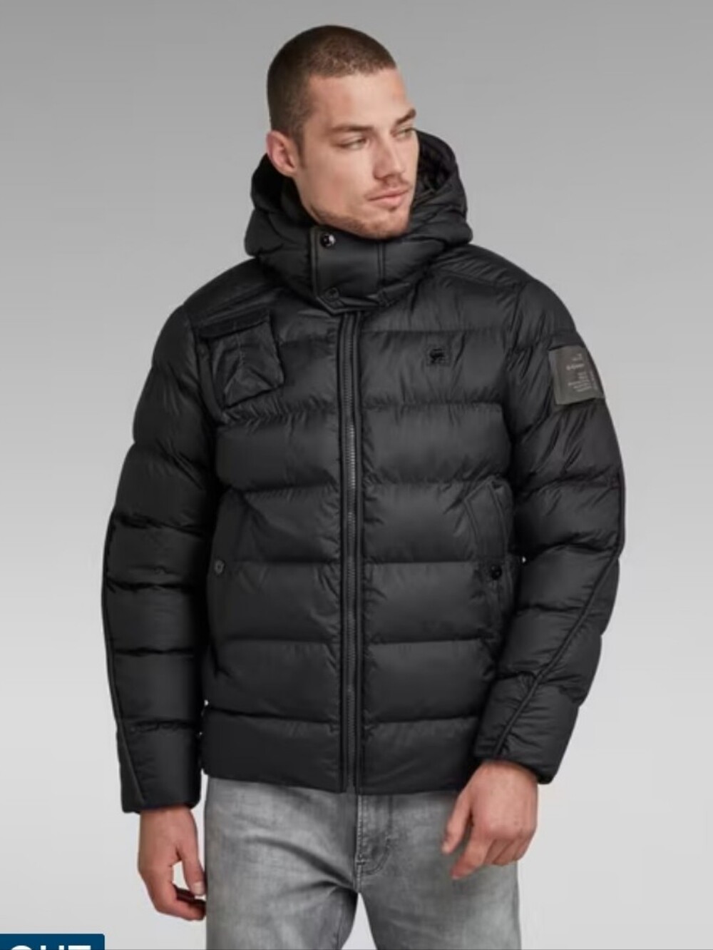 G-Star Raw G-Whistler Padded Puff Hooded Jacket Black XXL Gorpcore Urban Tech